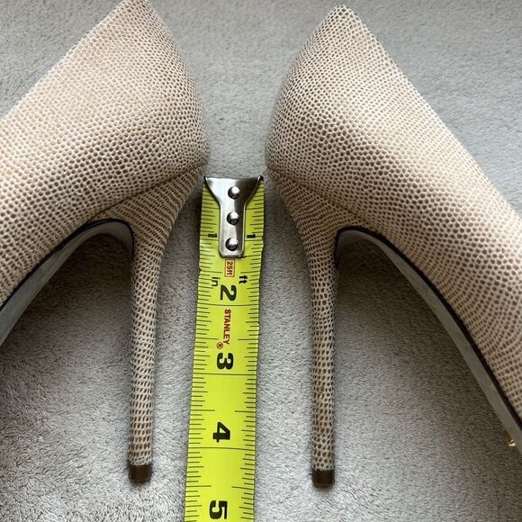 Sergio Rossi Piper Kalika Tan Nude Stiletto Heel Pump Women EU 38 US 7.5-8 Italy - Picture 12 of 16